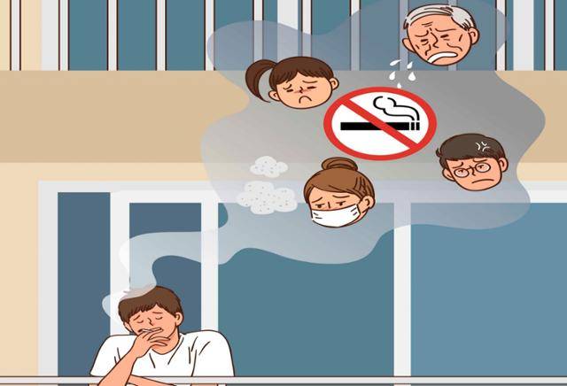 층간 흡연으로 인한 공동주택 주민들의 불편함 등을 표현한 이미지. 게티이미지뱅크