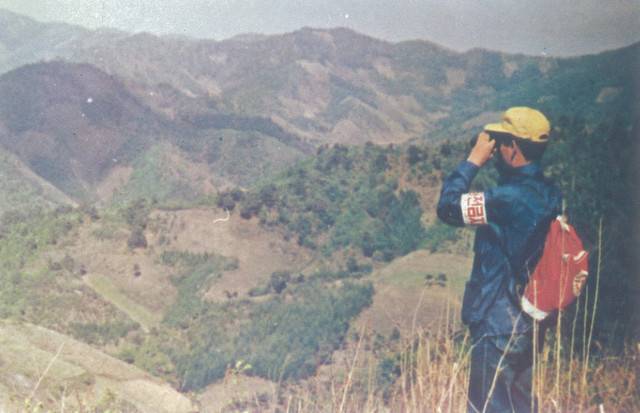 ▲ 화전지 순시원이 화전조림지를 감시하고 있다.