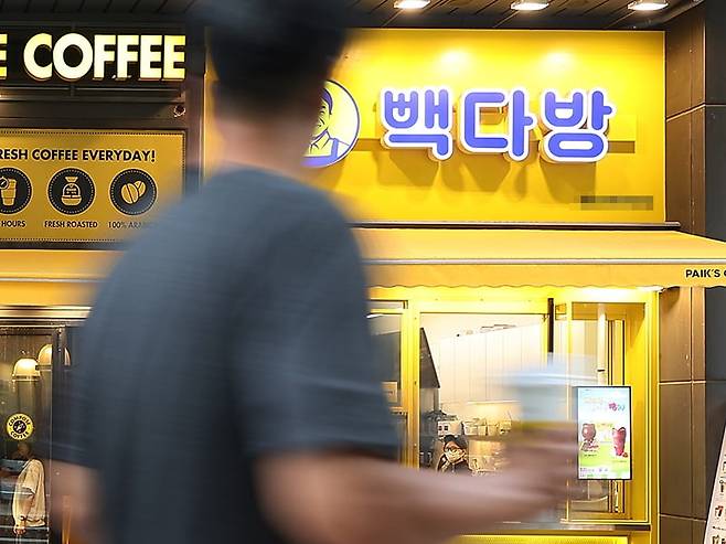 서울지역 한 빽다방 점포. 사진은 기사 내용과 관련이 없음. 사진=연합뉴스