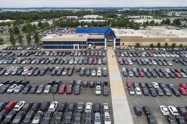 미국 버지니아주에 있는 중고차 판매 업체 카맥스 전경. 한경DB