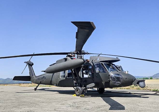UH-60 헬기. 대한항공