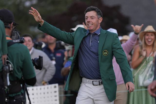 마스터스에서 우승한 로리 매킬로이. AP뉴시스