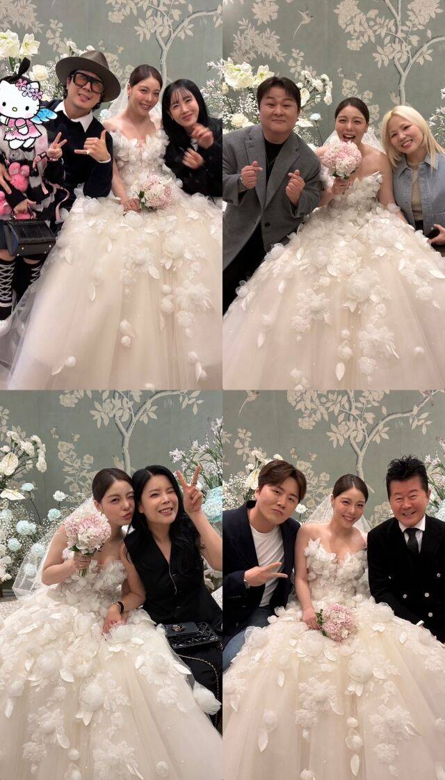 가수 에일리 결혼식 장을 찾은 스타들 / 에일리 인스타그램