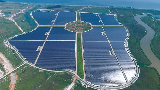 솔라시도 태양광발전소 계획도  [BS한양 제공]