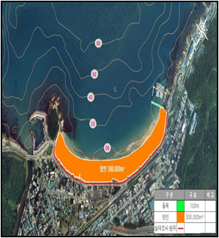 부산 해운대구 송정지구연안정비사업 평면계획도/부산지방해양수산청 제공