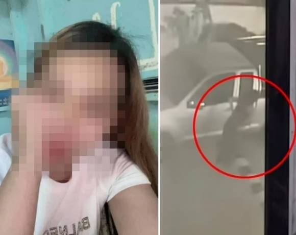 태국 최대 명절이자 축제인 송끄란 기간 중 길에서 몰래 출산한 뒤 아이를 유기한 여성이 경찰에 붙잡혔다. 왼쪽은 페이스북, 오른쪽은 CCTV 영상 캡처