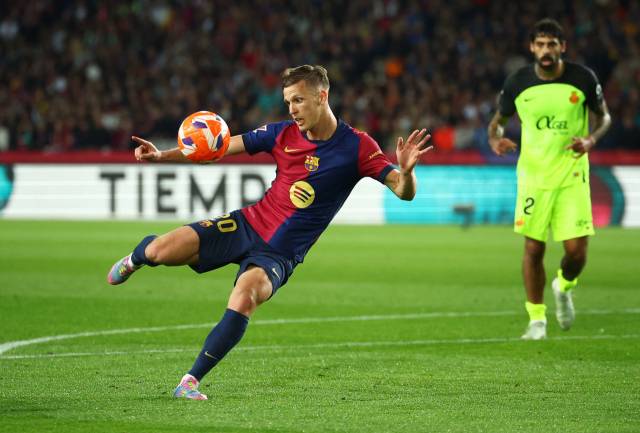 마요르카와의 라리가 33라운드 경기에서 결승골을 뽑아낸 다니 올모. 로이터연합뉴스