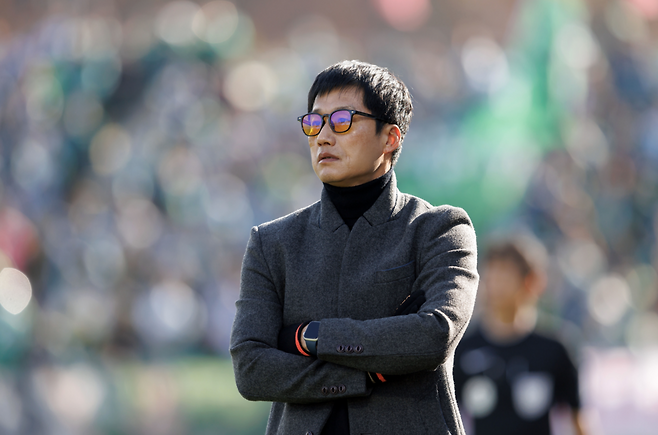 광주 FC 이정효 감독. 프로축구연맹