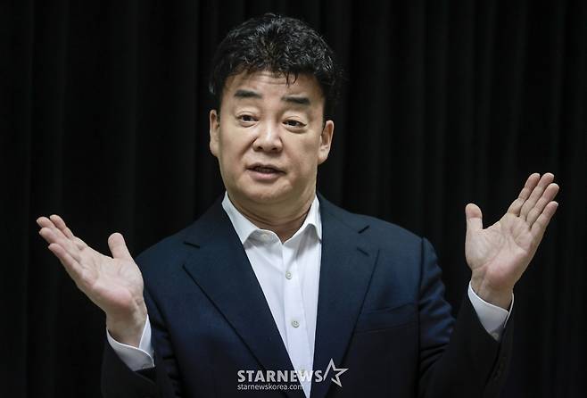 백종원 더본코리아 대표 /사진=뉴시스