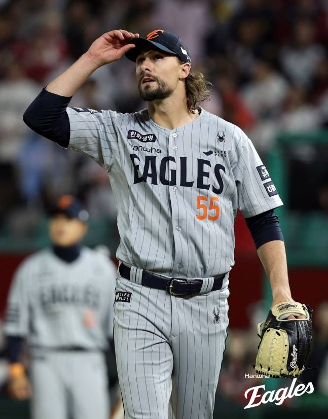 한화 선발 투수 라이언 와이스. /사진=한화 이글스 제공