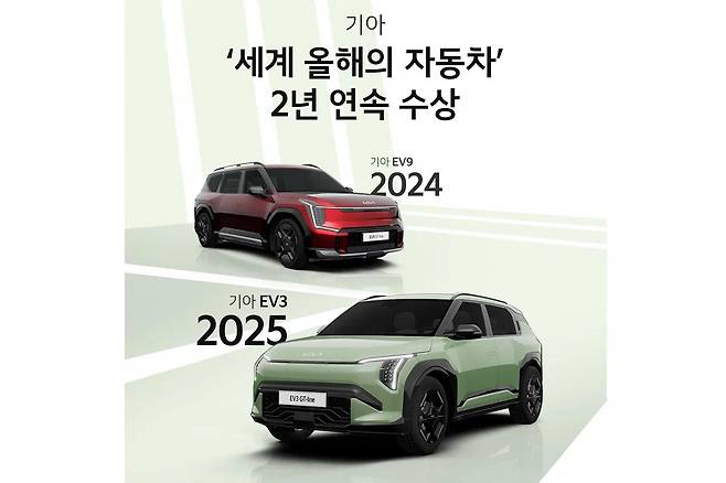 2년 연속 세계 올해의 자동차를 수상한 기아