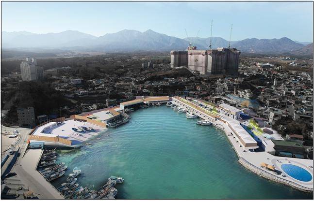 고성 아야진항 조감도 [강원도 제공.재판매 및 DB 금지]