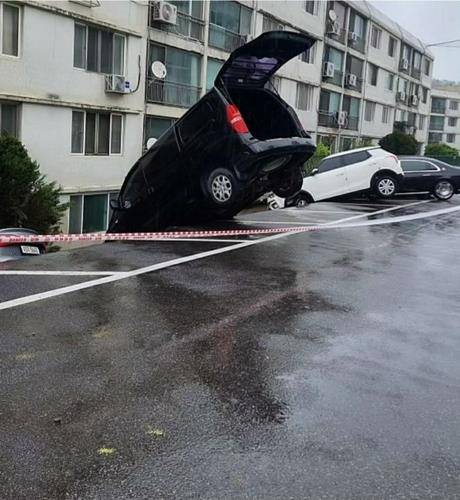 남양주 주차장 옹벽 붕괴 [독자 제공. 재판매 및 DB 금지]