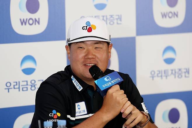 기자회견 하는 임성재. [KPGA 제공. 재판매 및 DB 금지]