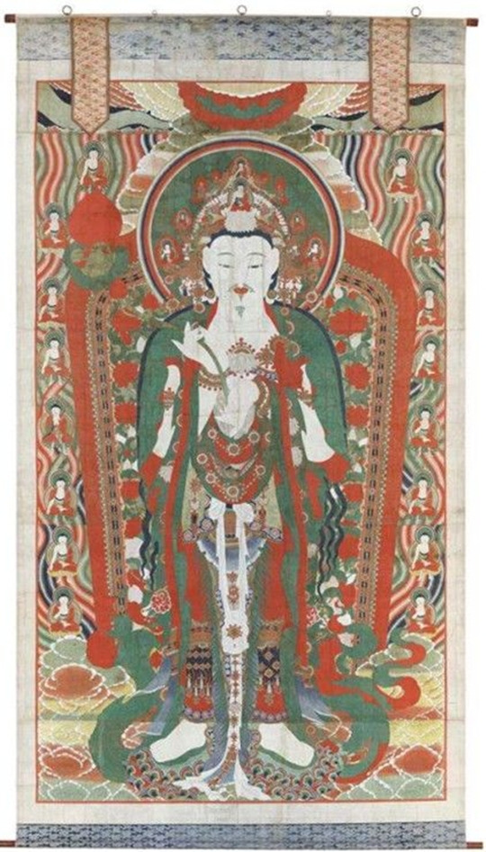 부여 무량사 괘불도, 국가유산청 제공.