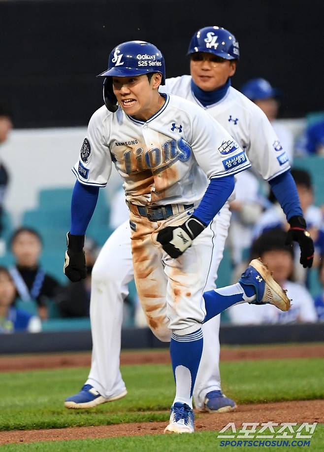 햄스트링 부상에서 완벽히 벗어난 김지찬은 한 베이스를 더 가기 위해 달리고 또 달렸다.