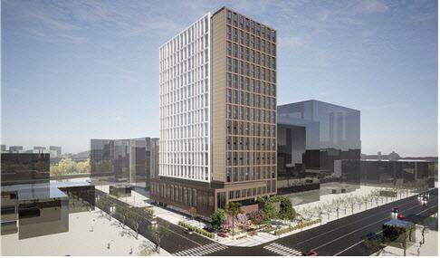 금천구 가산동 임대형기숙사 조감도./서울시 제공