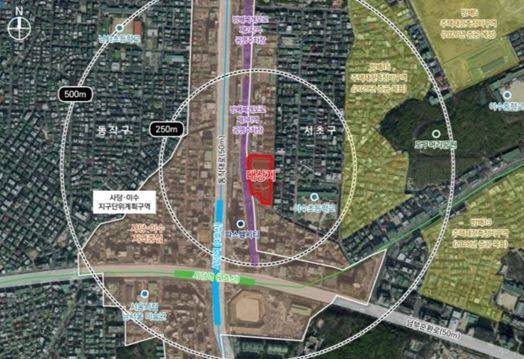 '사당역세권' 위치도. [서울시 제공]