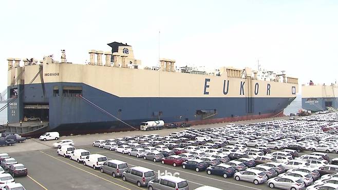 ▲ 한국 자동차 수출 자료이미지