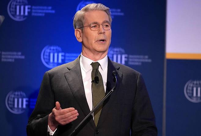 스콧 베선트 미 재무장관. AFP연합뉴스