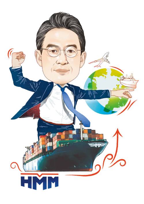 1960년생/ 성균관대 응용통계학과/ CJ대한통운 국내부문장/ CJ대한통운 글로벌부문 부사장/ LX판토스 대표/ 2025년 3월 HMM 대표이사 사장(현) [일러스트 : 강유나]