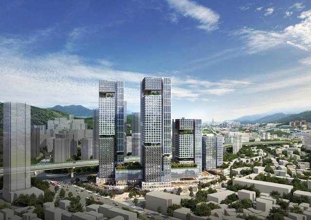 유진상가·인왕시장 일대 주거단지 조감도.서대문구청 제공