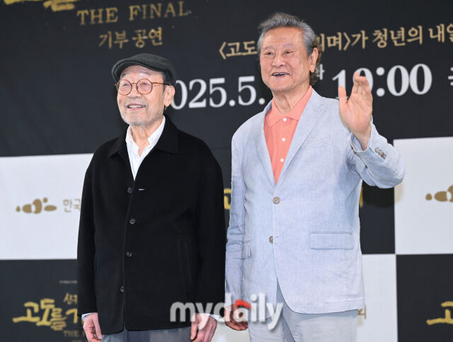 왼쪽부터 신구, 박근형 / 한혁승 기자(hanfoto@mydaily.co.kr)