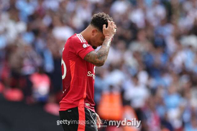 맨유에서 첼시로 임대로 떠난 제이든 산초. 그는 독일팀을 원하는 것으로 알려졌다./게티이미지코리아