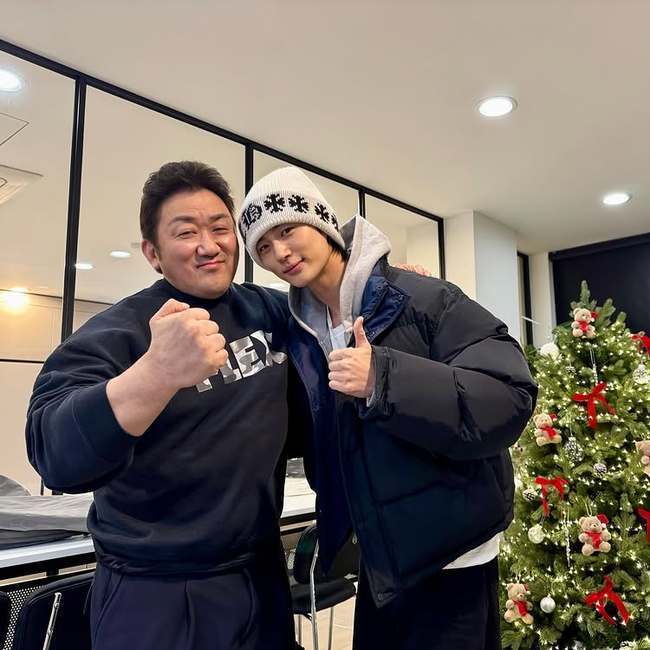 왼쪽부터 마동석, 변우석 (사진=마동석 소셜미디어)