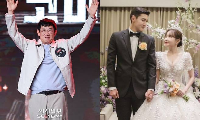 경규가 딸 이예림의 결혼식에 유재석, 강호동만 초대한 이유를 공개했다. 세계일보자료사진 · 이예림 인스타그램 캡처