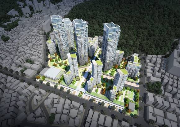 신통1차 시흥1구역 주택정비형 재개발사업 조감도. 금천구 제공