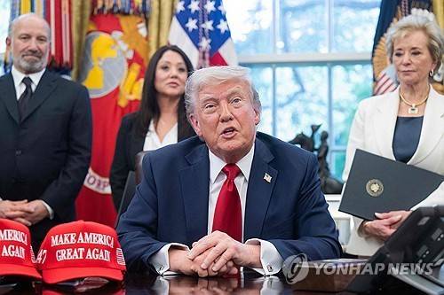 도널드 트럼프 미국 대통령 [워싱턴 AFP=연합뉴스. 재판매 및 DB 금지]