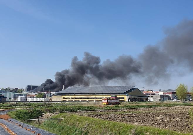 김포 화재 [경기소방재난본부 제공. 재판매 및 DB 금지]