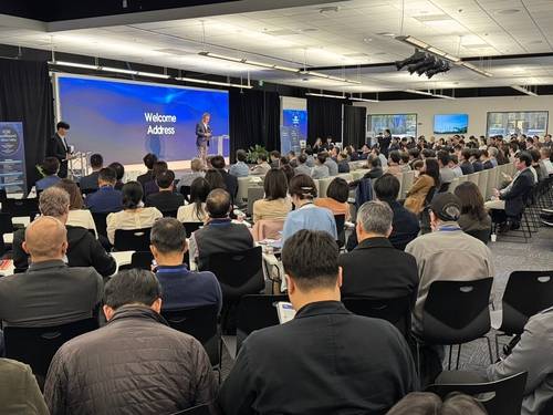 ▲한국산업은행이 실리콘밸리에서 개최한 넥스트라운드 [샌프란시스코=연합뉴스]