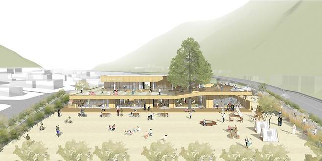 이천분교 베이스캠프의 건축 설계공모 당선작 [울주군 제공.재판매 및 DB 금지]