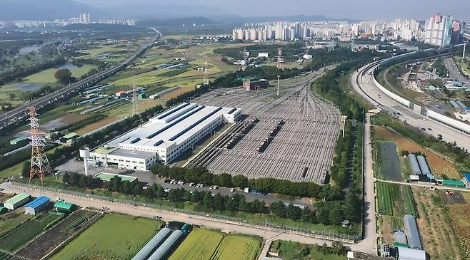 안심차량기지 [대구시 제공. 재판매 및 DB 금지]