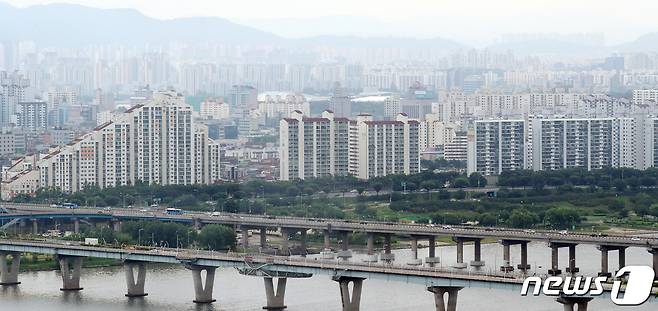 송파구 일대 아파트 전경 /뉴스1 ⓒ News1 김명섭 기자