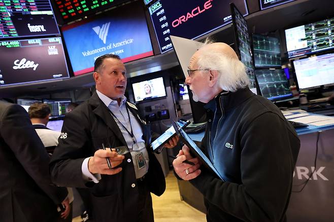 24일(현지시각) 뉴욕증권거래소./로이터연합뉴스