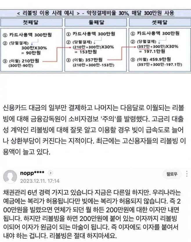 1.jpg 20~30대 카드 리볼빙 주의