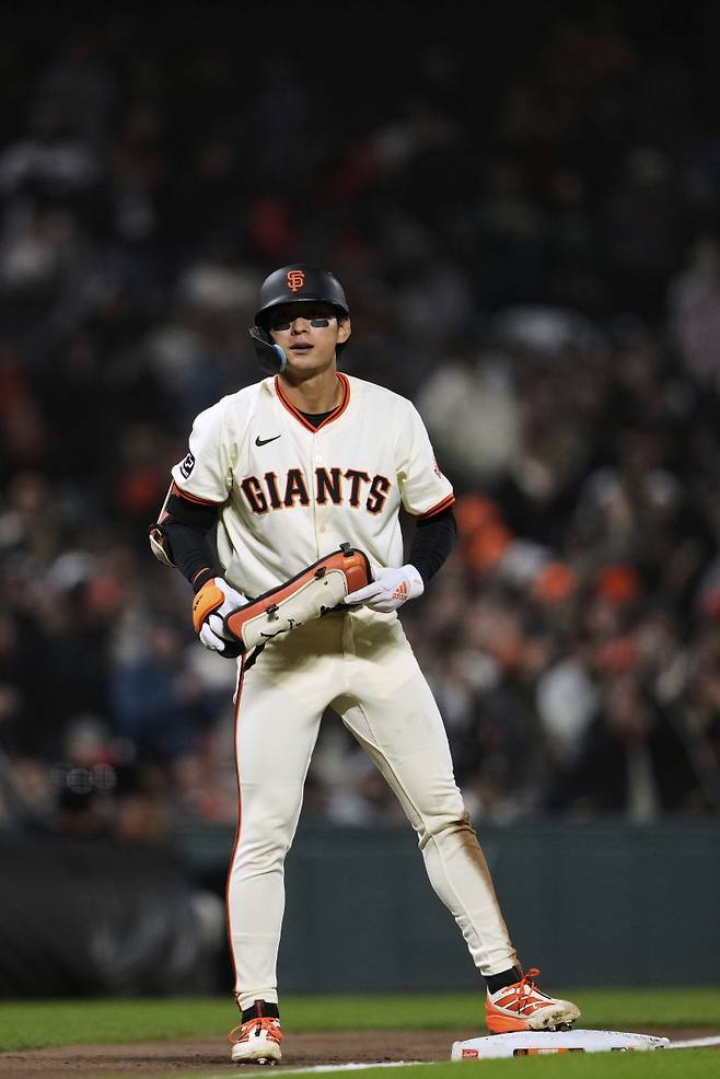 <yonhap photo-3340="">올 시즌 초반 쾌조의 타격감을 이어가고 있는 이정후. [AP=연합뉴스]</yonhap>