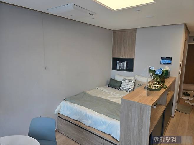 리마크빌 이스트폴 전용면적 20㎡대 내부 모습. 사진=이송렬 기자.