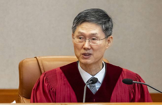 문형배 전 헌법재판소장 권한대행. 뉴시스