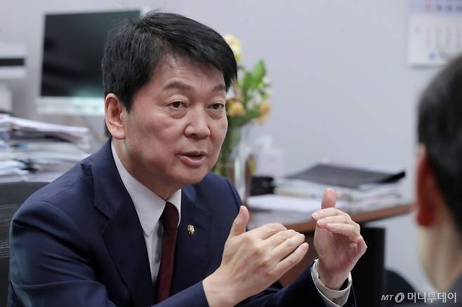 안철수 국민의힘 대선 경선 예비후보 인터뷰. /사진=김창현 기자 chmt@