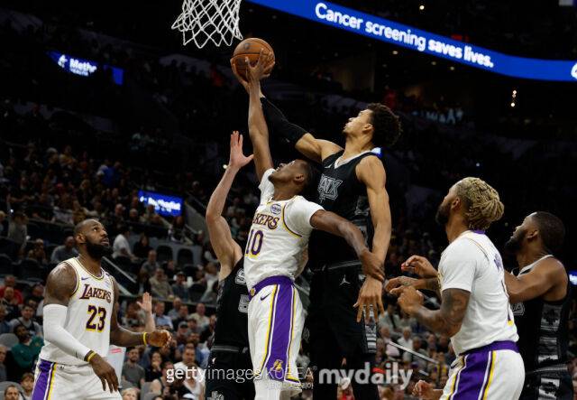 루키 시즌부터 NBA 최정상급 수비를 보여준 웸반야마. /게티이미지코리아