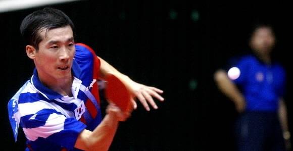 1987년 처음 태극마크를 단 김택수는 17년간 국가대표를 거쳐 2024 파리올림픽은 대한탁구협회 부회장으로 현장을 지켰다.  서울신문DB