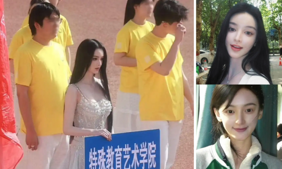 비현실적인 외모로 화제와 논쟁을 동시에 부른 중국 대학생 천웨. 천웨는 자신이 재학 중인 시안미술학원 체육대회에 등장해 시선을 끌어 관심의 중심에 섰다. 출처=홍성신문