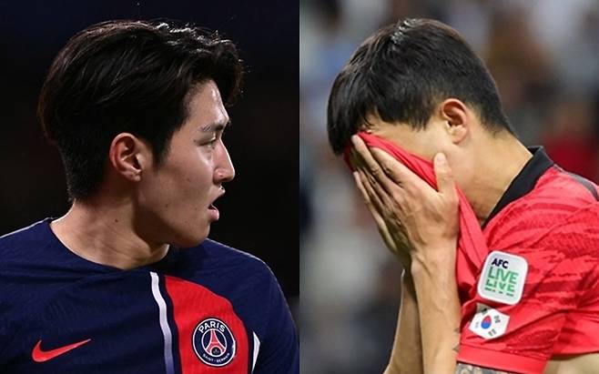 이강인(왼쪽)과 김민재. /AFPBBNews=뉴스1