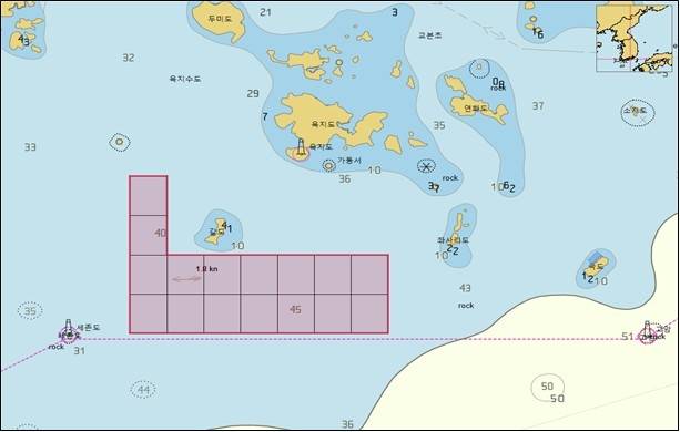 욕지도 인근 연안해역조사 구역 [해양조사원 제공]
