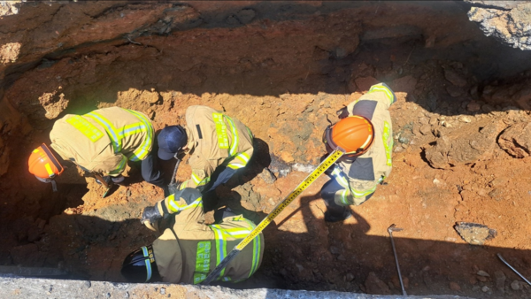 26일 경기 고양시 일상동구 매몰사고 구조 현장. /일산소방서 제공