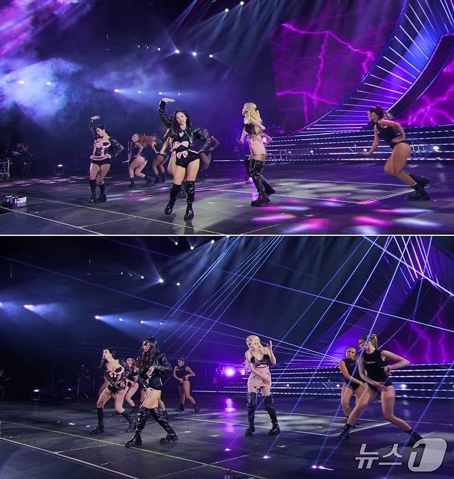 메타퀘스트3 블랙핑크:VR 앙코르 1열 관람 모습 ⓒ News1 김민석 기자